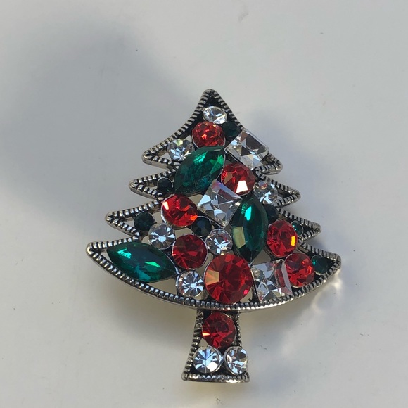 Christmas Tree Brooch - Picture 2 of 3